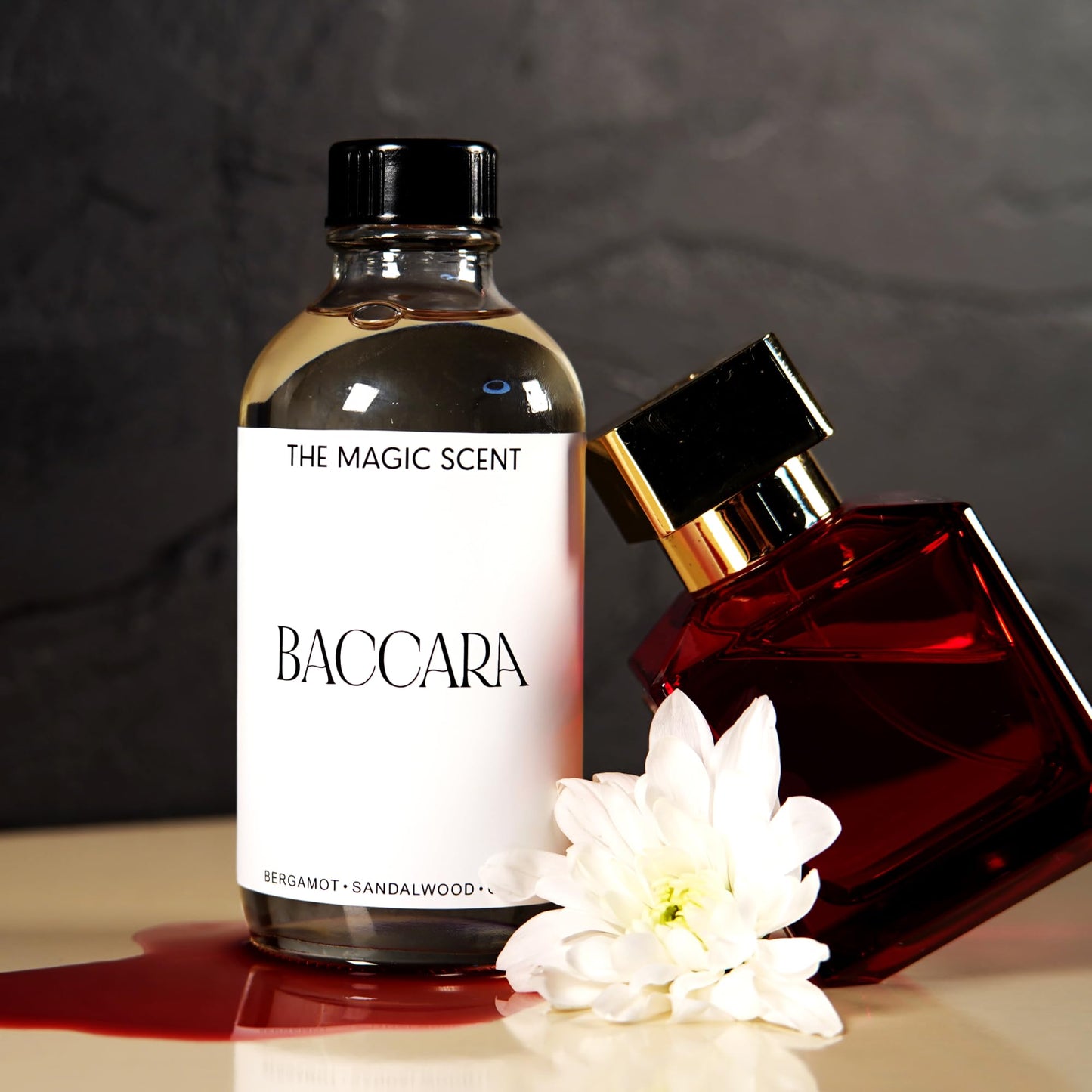 The Magic Scent Baccara Diffuser Oil – Baccarat Rouge Inspired Luxury for Home & Hotel (8.5 fl oz / 250 mL)