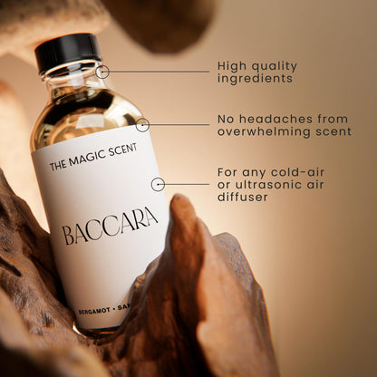 The Magic Scent Baccara Diffuser Oil – Baccarat Rouge Inspired Luxury for Home & Hotel (8.5 fl oz / 250 mL)