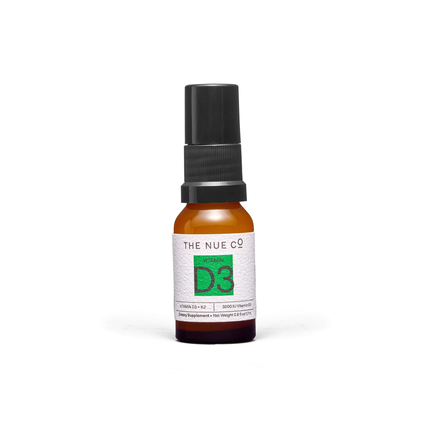 The Nue Co. Vitamin D Spray - Immunity & Mood Support | Vegan, Gluten Free, 0.51 fl oz