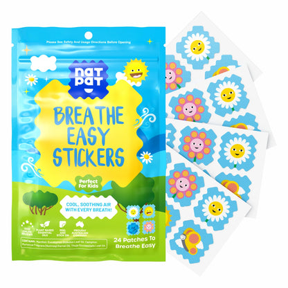 NATPAT Breathe Easy Stickers – All-Natural Congestion Relief for Kids & Adults | The Natural Patch Co.