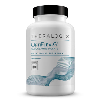 Theralogix OptiFlex-G Glucosamine Sulfate 1500 mg – 90-Day Joint Support, 180 Tablets, NSF Certified