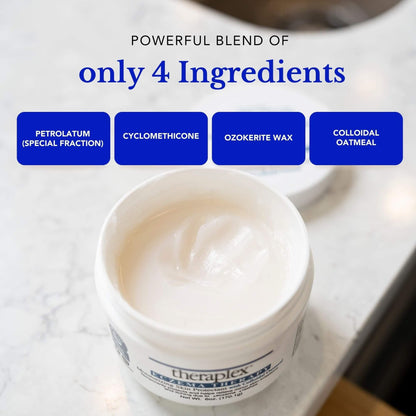 Theraplex Eczema Therapy (6 oz) – Fragrance-Free, Hypoallergenic Moisturizing Skin Protectant with Colloidal Oatmeal | NDA Seal