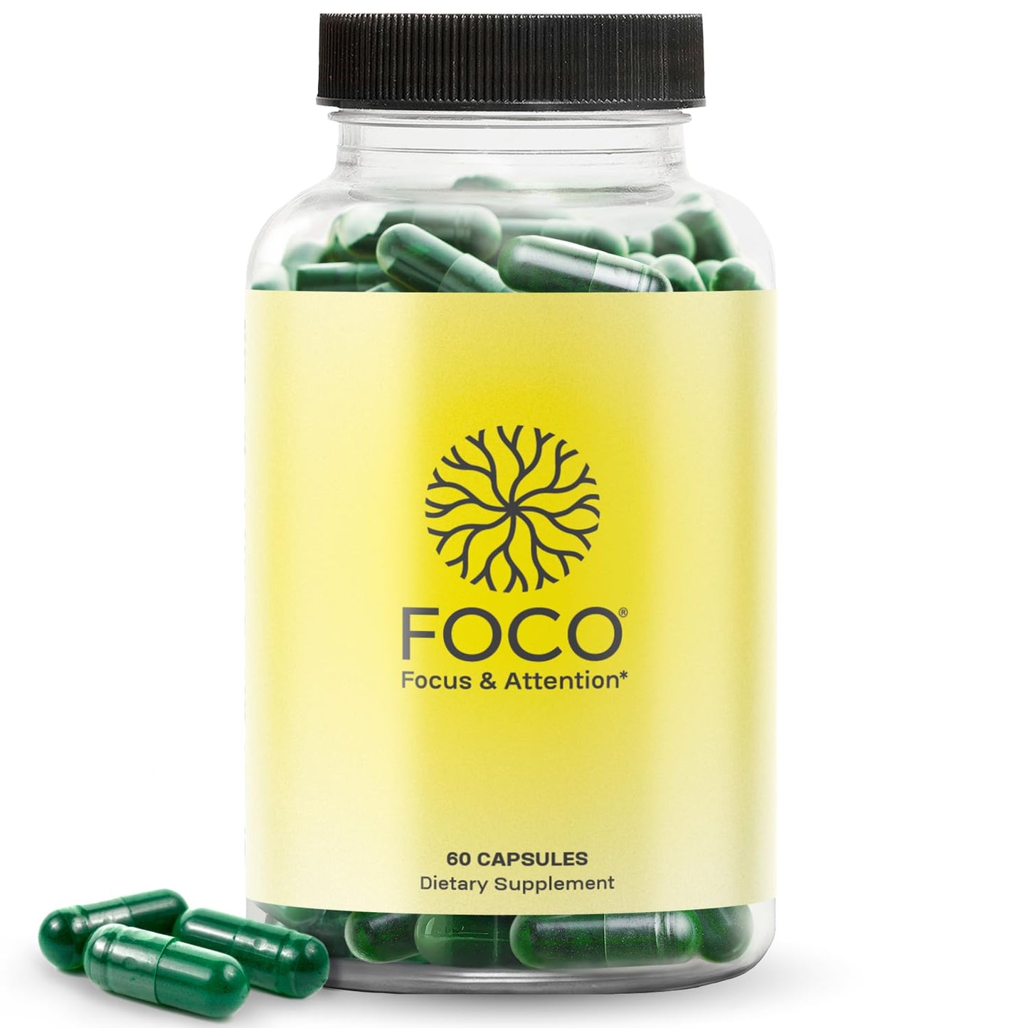 Think FOCO Capsules (13+) Natural Focus Supplement for Teens & Adults | Cognitive Enhancement