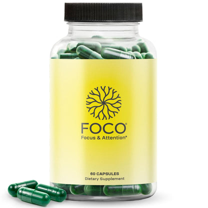Think FOCO Capsules (13+) Natural Focus Supplement for Teens & Adults | Cognitive Enhancement