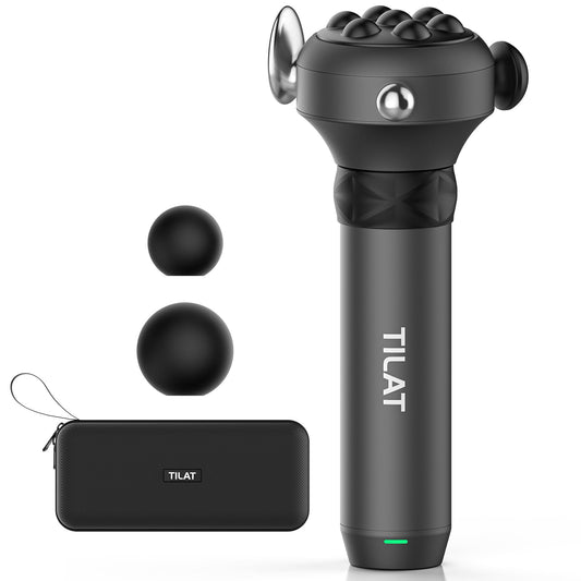 TILAT M1 Max Deep Tissue Vibration Therapy Massage Gun – 6500 RPM Handheld Massager for Trigger Points & Full-Body Relief