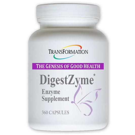 TRANSFORMATION DigestZyme Kids — Gentle Enzymes & Probiotics for Everyday Digestion | 360 Capsules