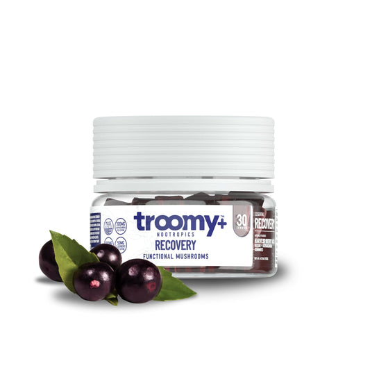 Troomy Recovery Gummies – Ashwagandha & Reishi for Peak Performance