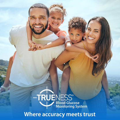 TRUENESS Blood Glucose Test Strips 100ct + 100 Lancets – Compatible with TRUENESS Meters