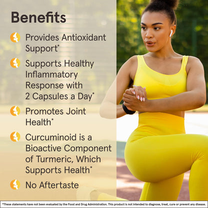 Jarrow Formulas Curcumin 95 500 mg – Turmeric Curcumin Extract for Antioxidant Support, 120 Veggie Capsules (Pack of 12)