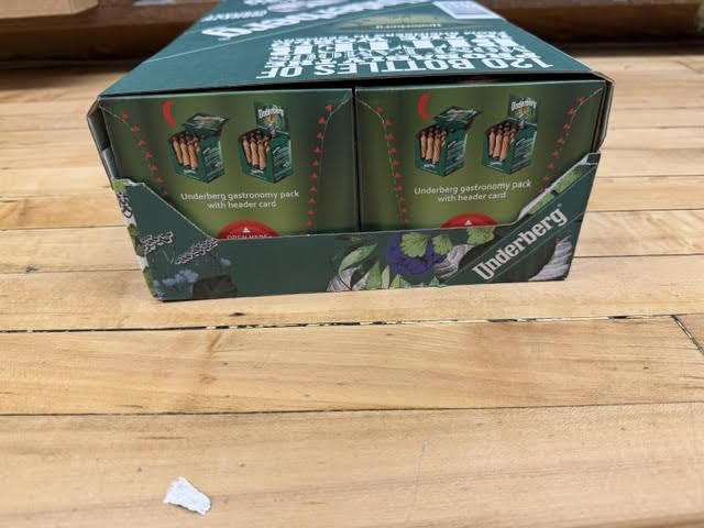 Underberg Full Case – 120 Bottles Herbal Digestive Bitters in 12-Pack Cardboard Case