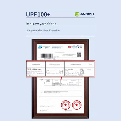 سترة واقية من الشمس خفيفة الوزن بمعامل حماية من الشمس 100+