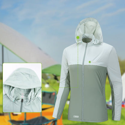 سترة واقية من الشمس خفيفة الوزن بمعامل حماية من الشمس 100+