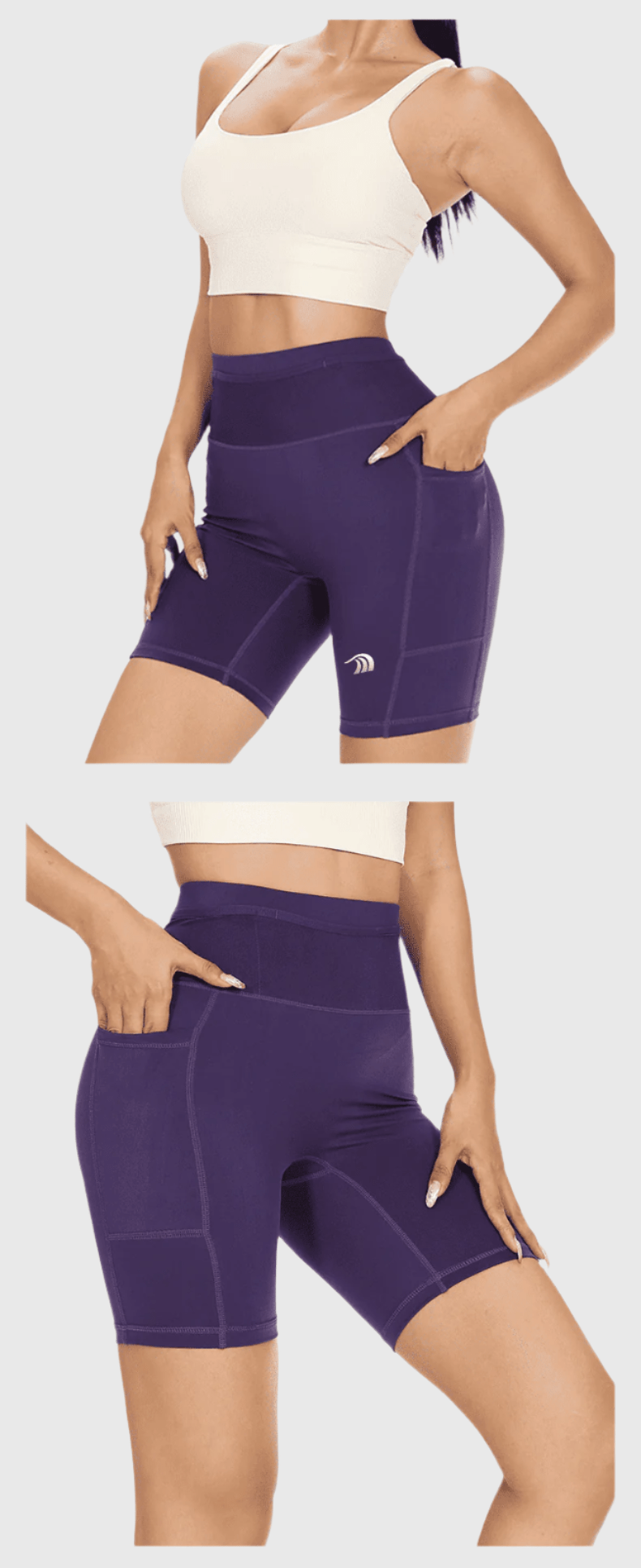 شورت رياضي ضاغط بعامل حماية من الشمس 50+