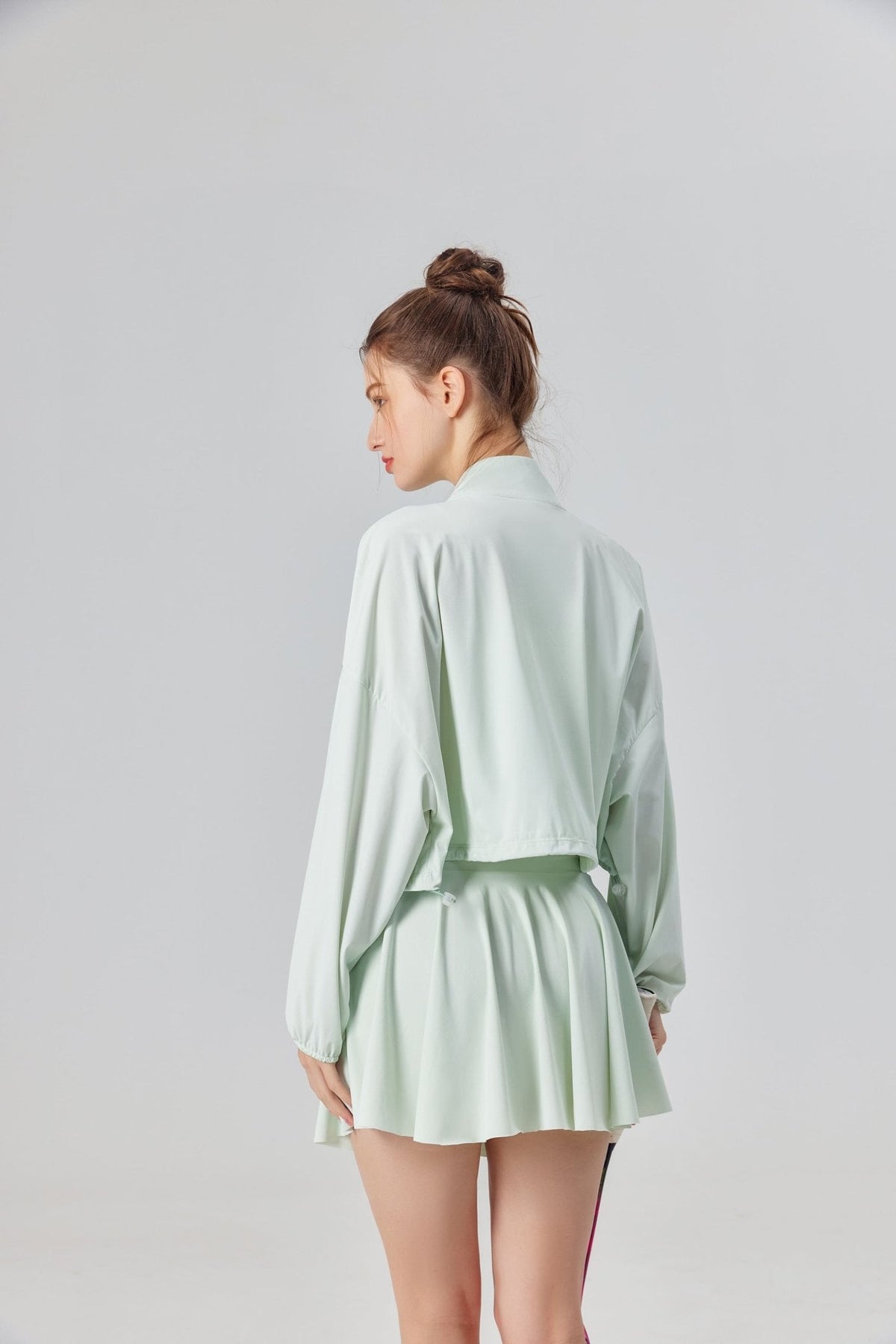 UPF 50+ High Waist Pleated Skirt