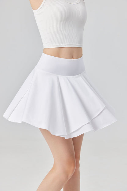 UPF 50+ High Waist Pleated Skirt