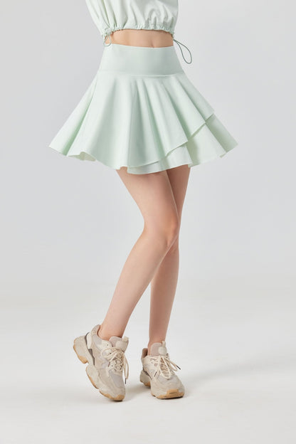 UPF 50+ High Waist Pleated Skirt