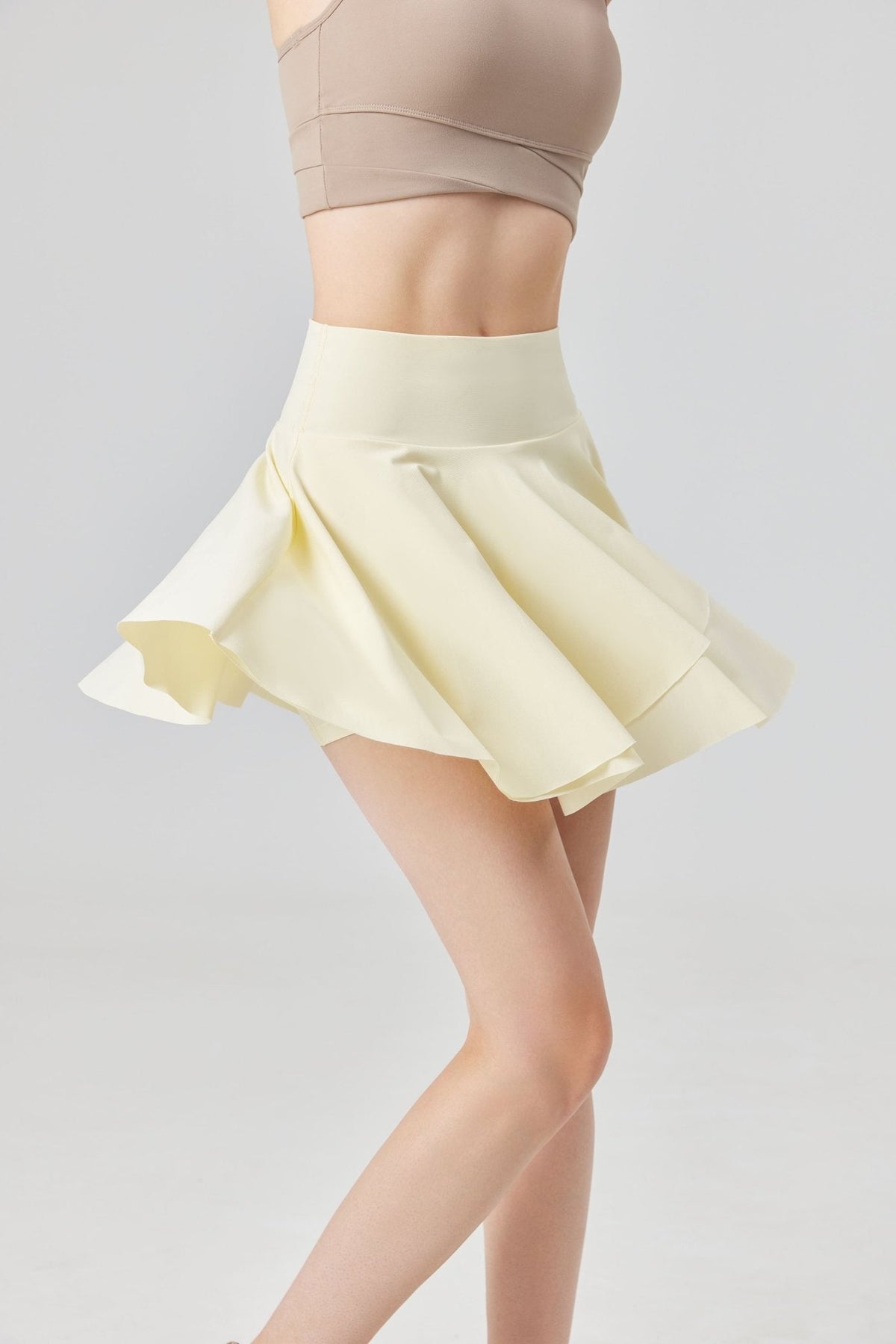 UPF 50+ High Waist Pleated Skirt