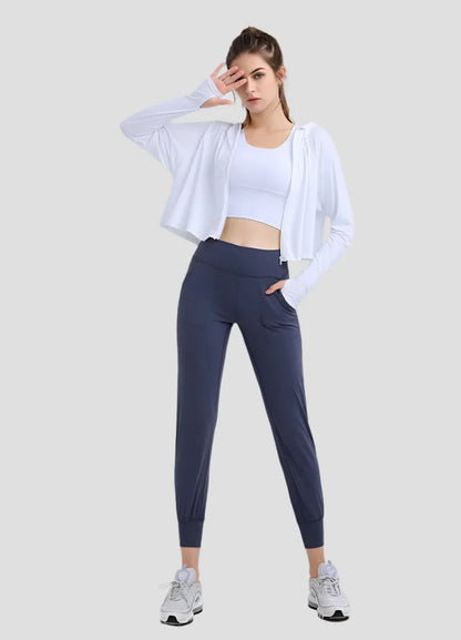 UPF 50+ Hooded Cropped Shirt
