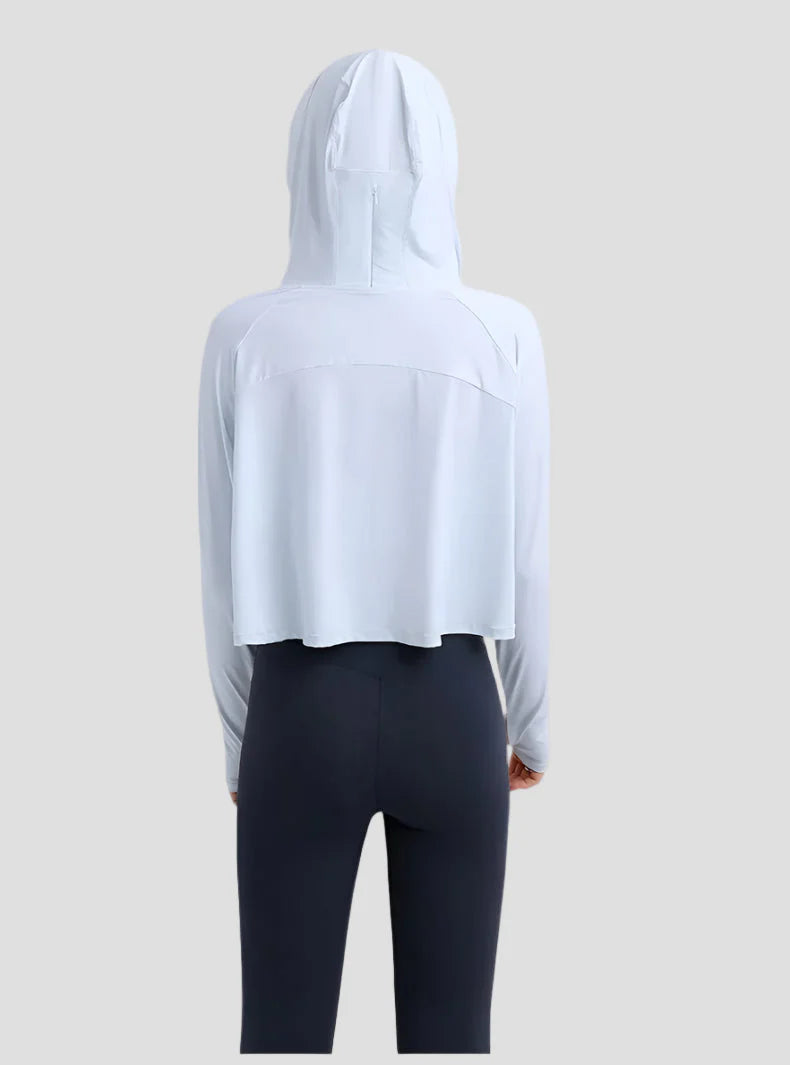 UPF 50+ Hooded Cropped Shirt