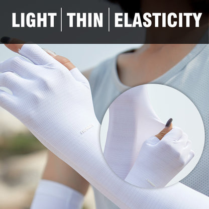 UPF 50+ Ice Silk Arm Sleeves