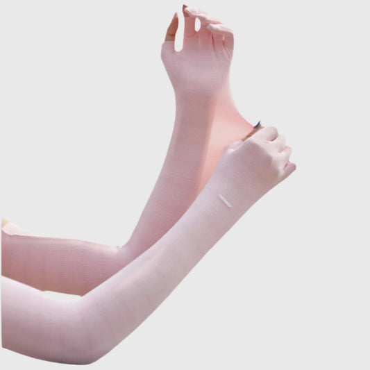 UPF 50+ Ice Silk Arm Sleeves