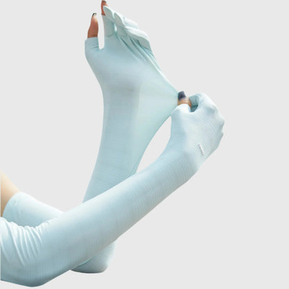 UPF 50+ Ice Silk Arm Sleeves