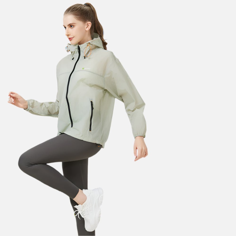 UPF50+ UV Protection Hooded Windbreaker