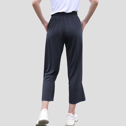 UPF50+ Wide Leg Cropped Trousers