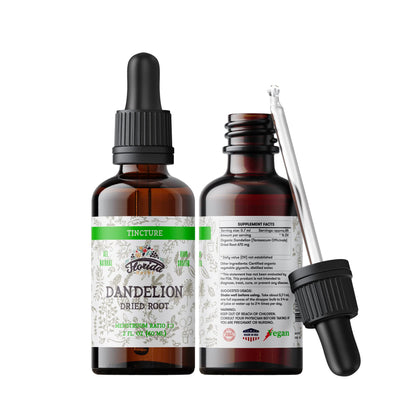 Dandelion Root Tincture Organic Dandelion Extract – 2 oz, 685 mg | Non-GMO