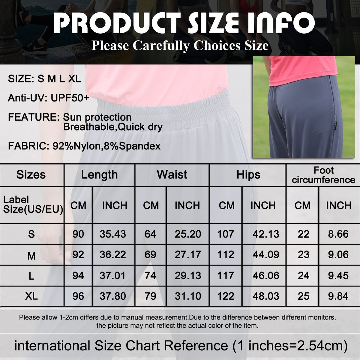 UV Protection Loose Casual Quick Dry Trousers