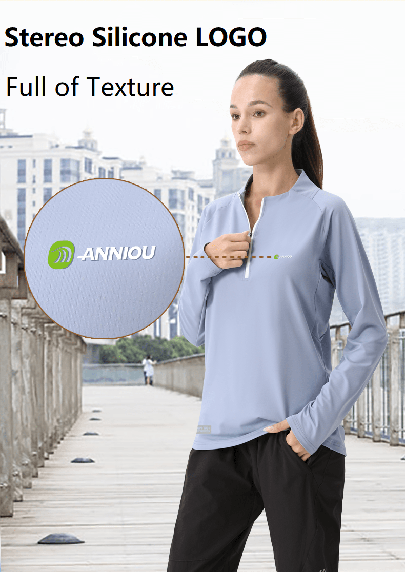 UV Sun Protection Half Zip Up Sweatshirt