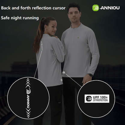 UV Sun Protection Half Zip Up Sweatshirt