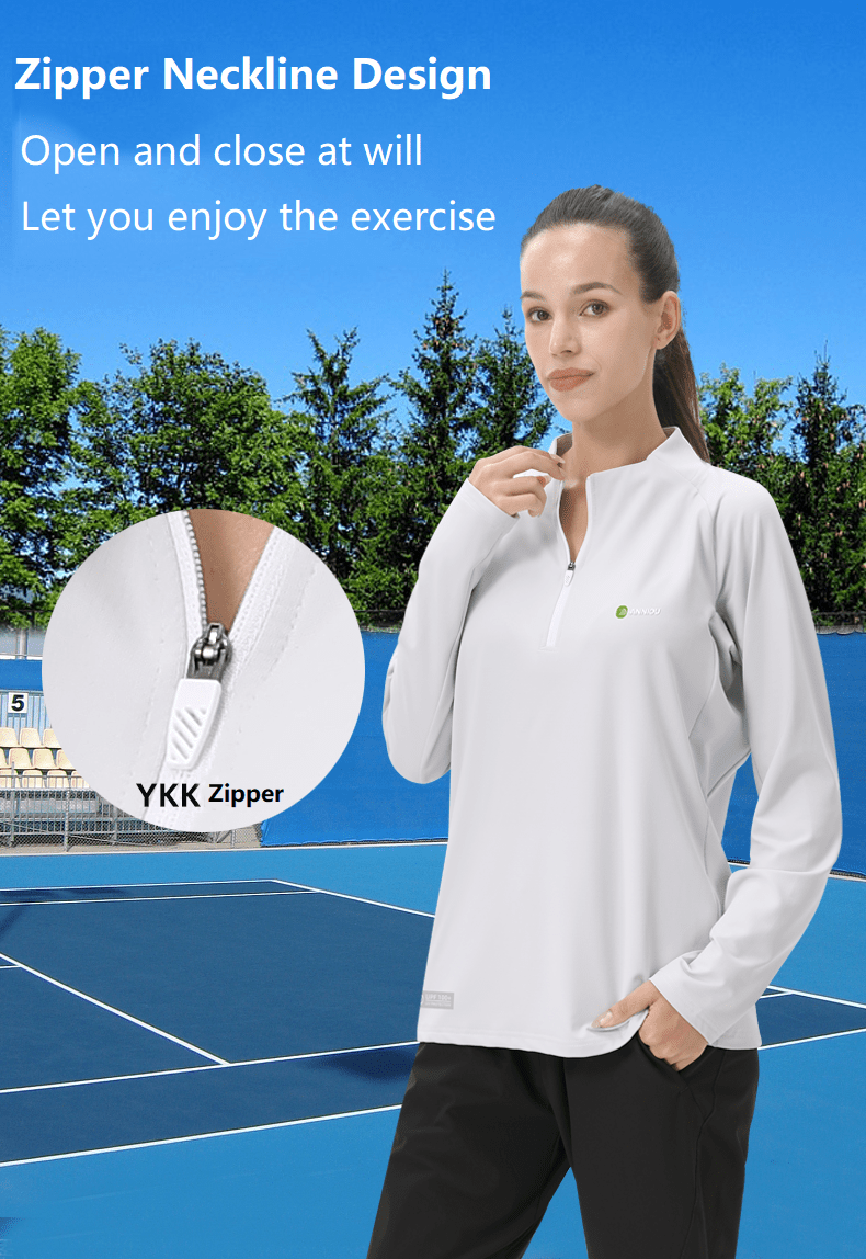 UV Sun Protection Half Zip Up Sweatshirt