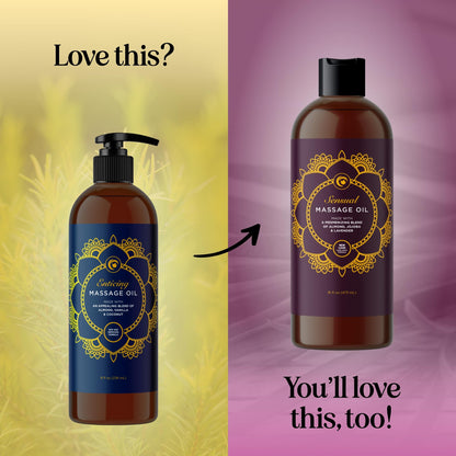 Luxurious Vanilla Massage Oil for Couples – Easy Glide, Non-Greasy, Vegan & Gluten Free