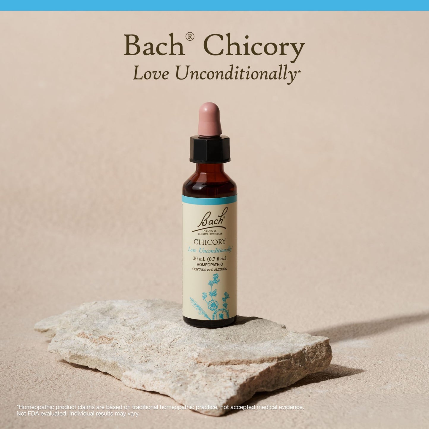 Bach Chicory – Love Unconditionally (20mL) – Original Flower Remedy (Vegan, GF, Sugar-Free)