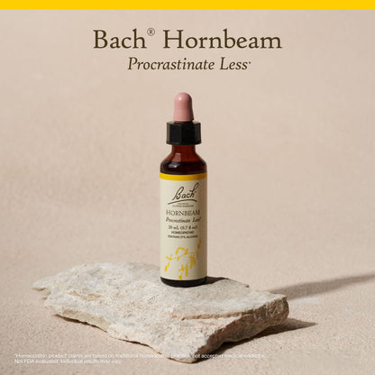 Bach Hornbeam Flower Remedy – Procrastinate Less | Natural Homeopathic Essence