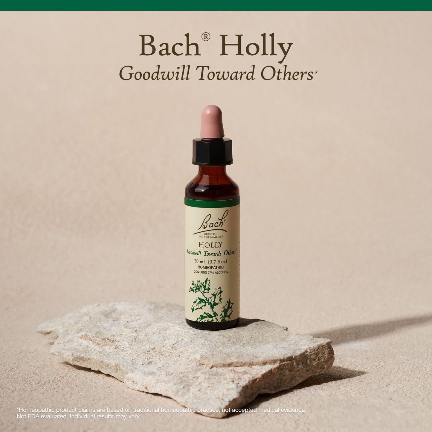 Bach Original Flower Remedies Holly – Goodwill Towards Others | 20mL Dropper
