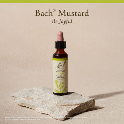 Bach Flower Remedies Mustard – Be Joyful (20mL) | Natural Emotional Balance
