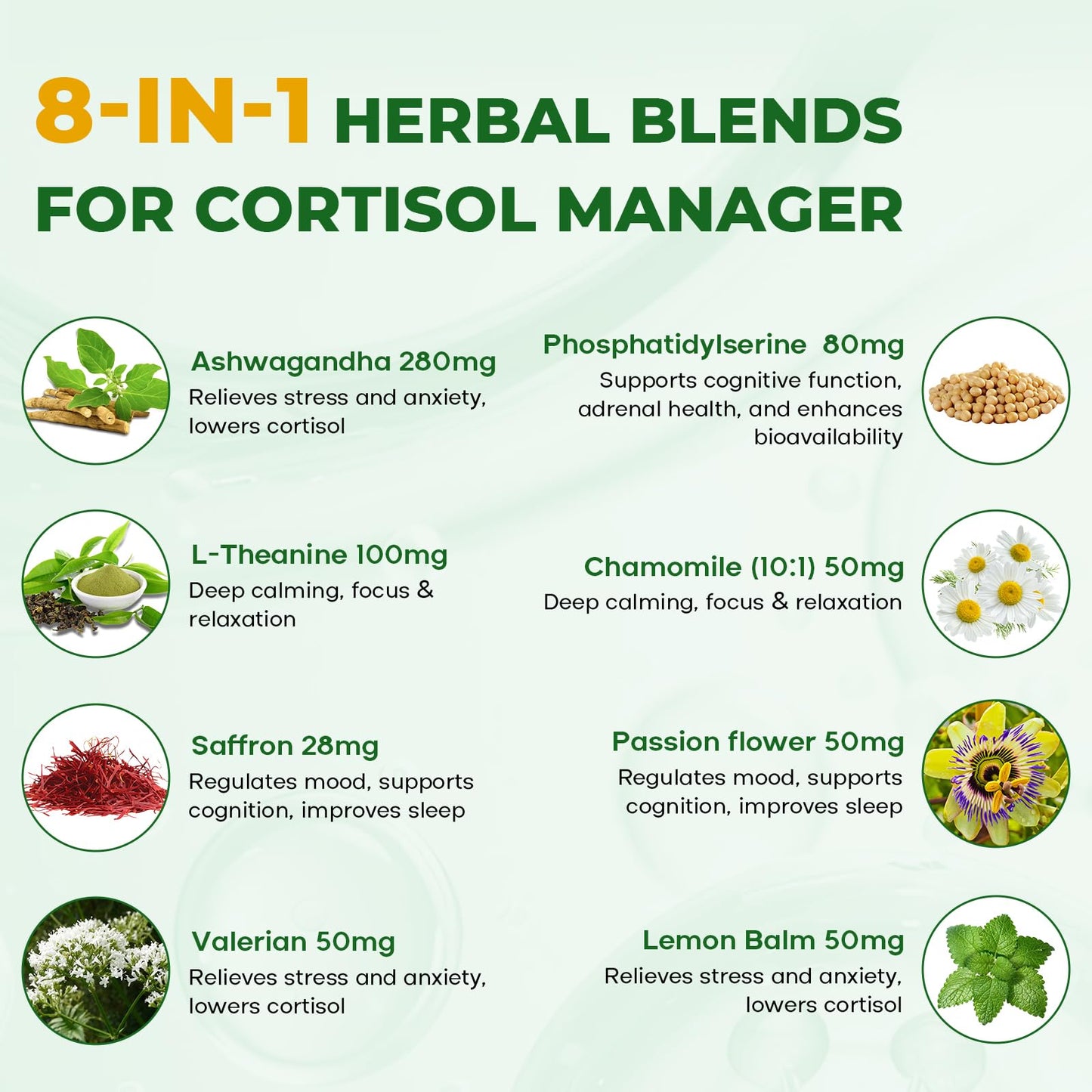 VEGETUSMAX Cortisol Gummies – Low Cortisol Support for Women, Sleep & Stress Relief, Vegan