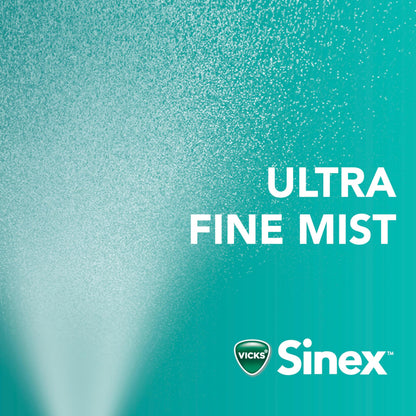 Vicks Sinex Severe Allergy & Sinus Nasal Spray – Ultra Fine Mist, 12-Hour Relief (265 Sprays x 2)