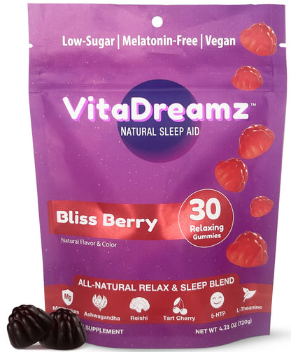VitaDreamz Sleep Gummies | Ashwagandha & Tart Cherry Sleep Aids