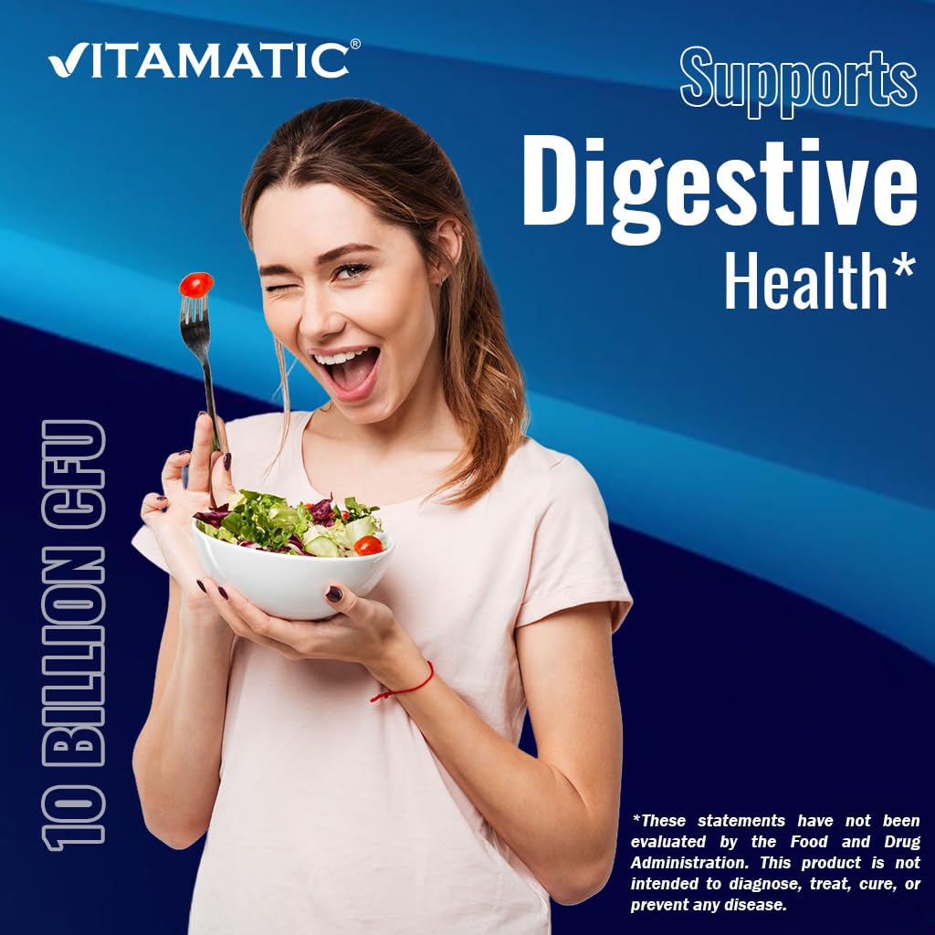 Vitamatic Acidophilus Probiotic — 10B CFU, 120 Tablets