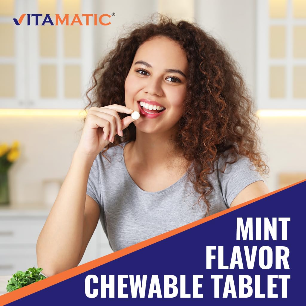 Vitamatic Salivarius Complex Mint Chewables 60 Count – Probiotic Oral Health