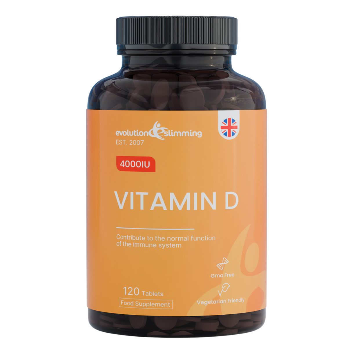 Vitamin D3 4000IU Tablets | Bone Muscle & Immune Support