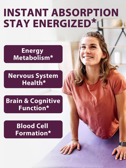 Vitamin B12 Sublingual 5000mcg — Methylcobalamin for Energy & Nerve