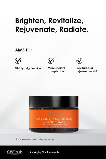 قناع البرتقال لتفتيح البشرة بفيتامين سي، 50 مل