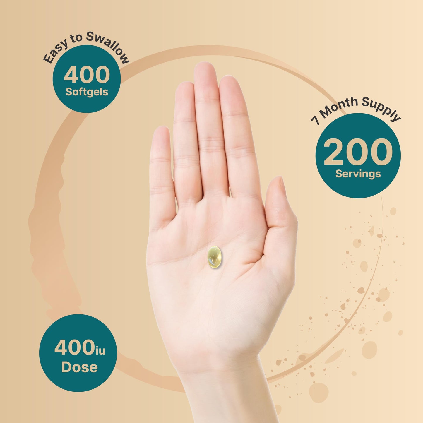 NatureBell Vitamin E Softgels 400 IU – 400 Count, Non-GMO