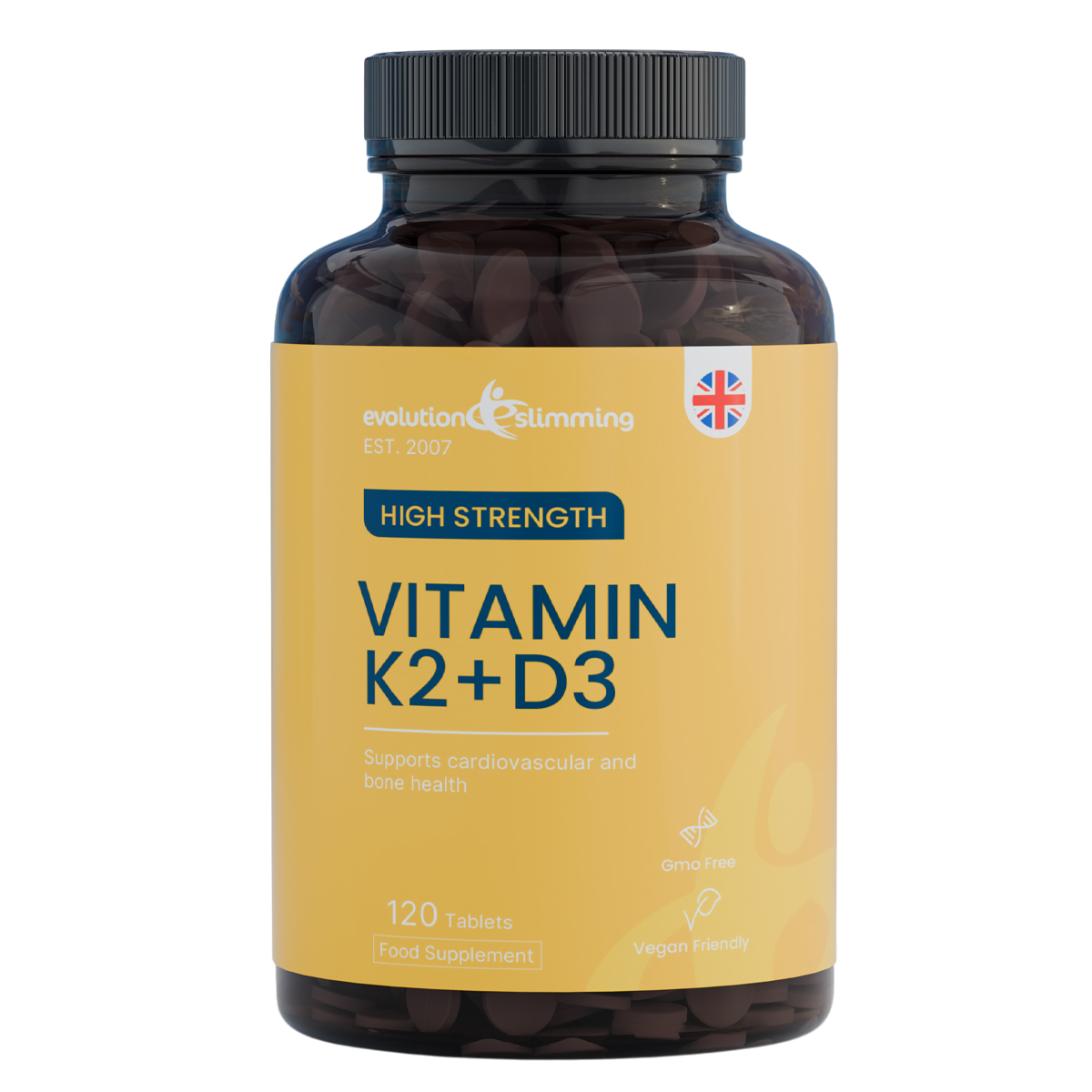 Vitamin K2 D3 Tablets | Bone Muscle & Immune Support