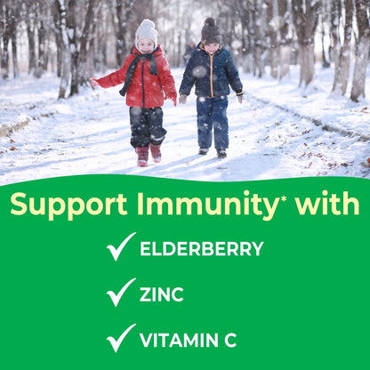 VitaWorks Kids Elderberry with Zinc & Vitamin C - Immune Support Chewables