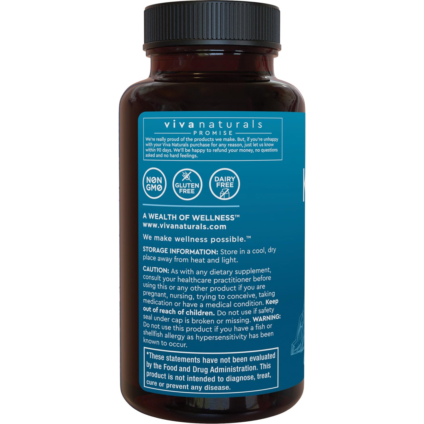 Viva Naturals Antarctic Krill Oil 1250 mg – Omega-3 EPA/DHA + Astaxanthin, Caplique, No Fishy Aftertaste (Pack of 6)